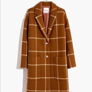 Madewell Elmcourt Coat in Windowpane